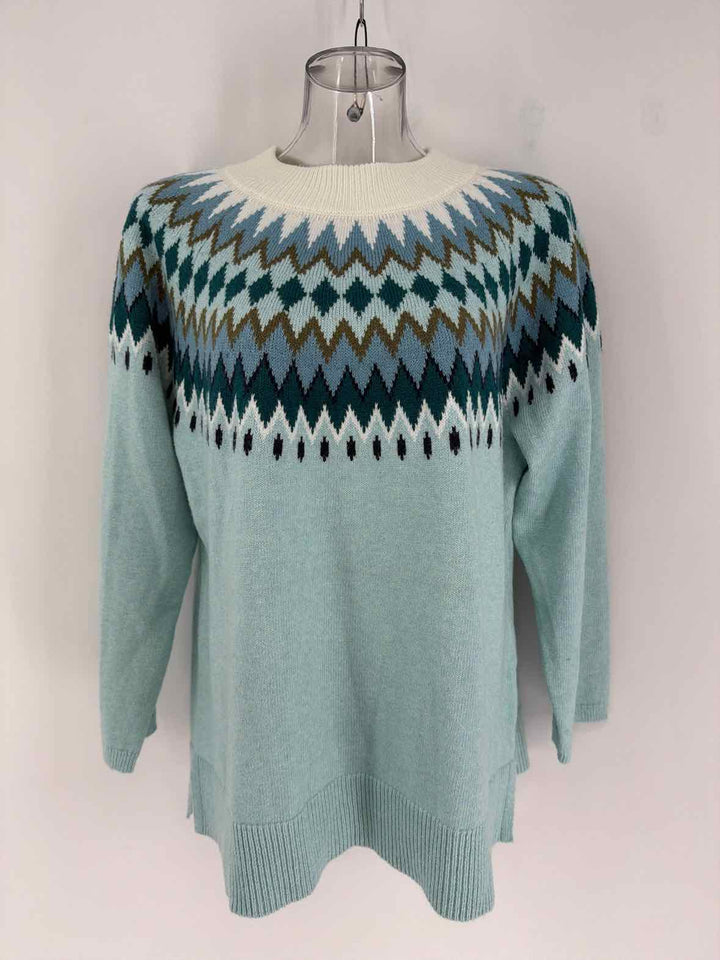 Size 2X Talbots Green Knit Sweater