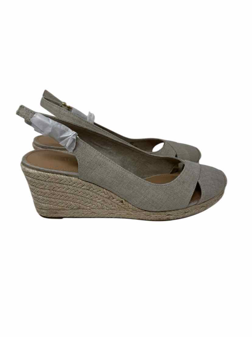 Shoe Size 7.5 RALPH LAUREN Tan Linen Sandals