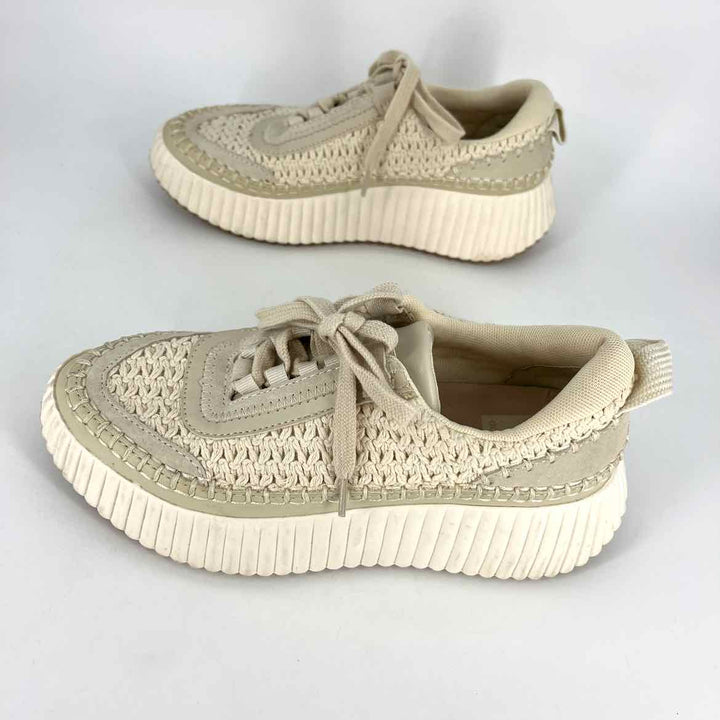 Shoe Size 6 Dolce Vita Cream Knit Sneakers