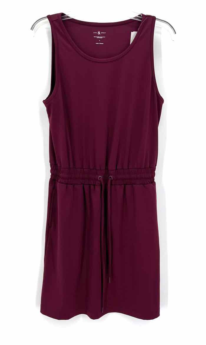 Size S LOU & GREG Burgundy Dress