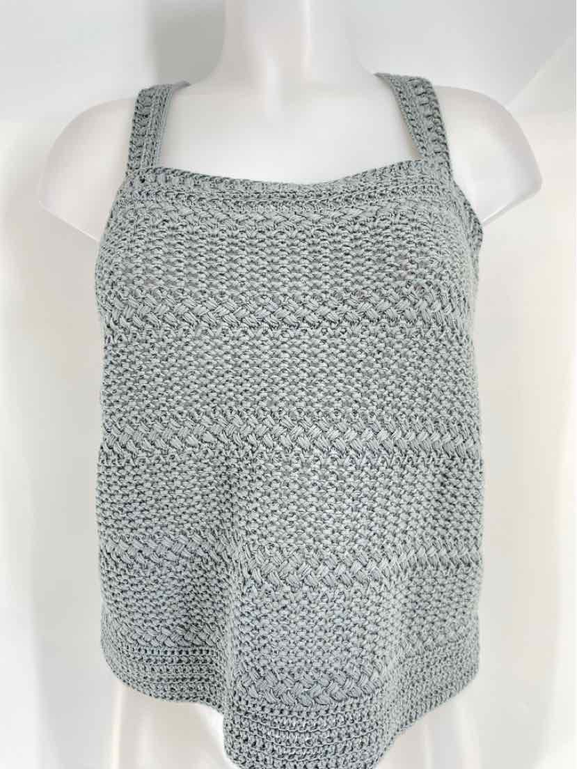 Size L VINCE Gray Knit Shirt