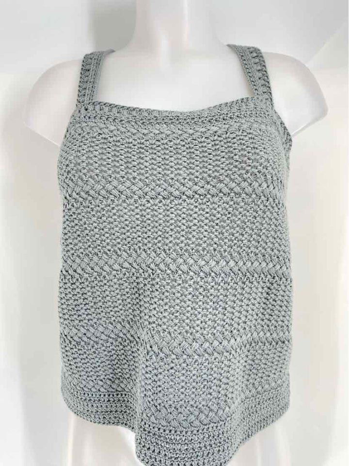 Size L VINCE Gray Knit Shirt