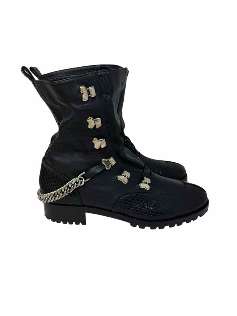 Shoe Size 41 CHRISTIAN LOUBOUTIN Black Leather Luxury - Boots
