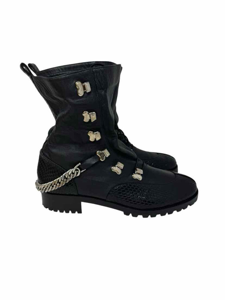 Shoe Size 41 CHRISTIAN LOUBOUTIN Black Leather Luxury - Boots