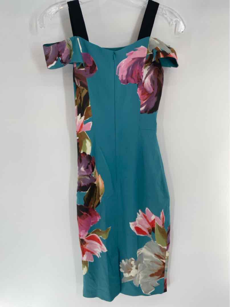 Size 2 KAREN MILLEN Teal Dress