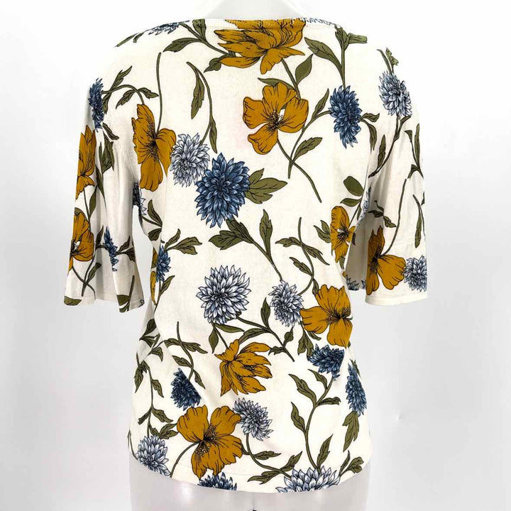 Size M Ann Taylor Ivory Knit Shirt