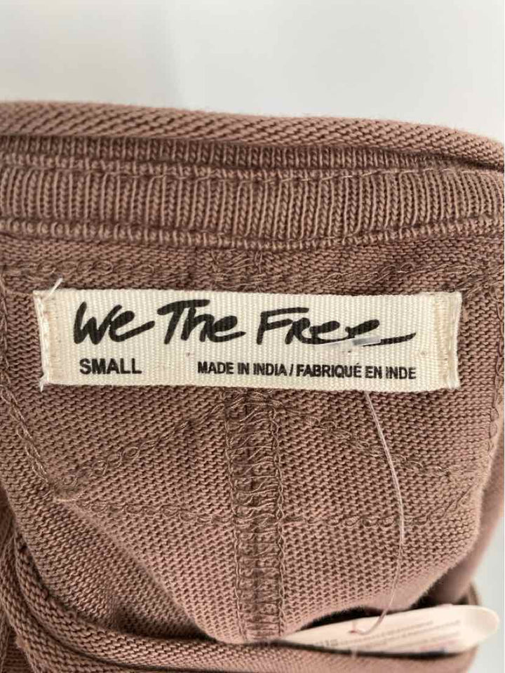 Size S WE THE FREE Brown Cotton Shirt