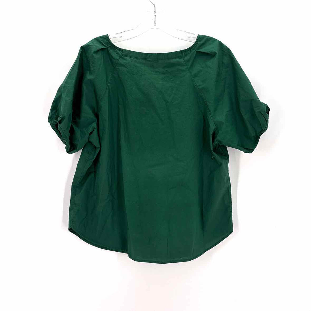 Size L Talbots Green Cotton Shirt