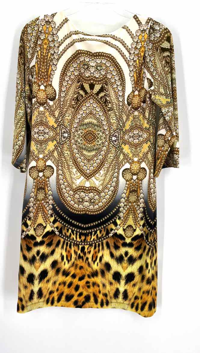 Size S Chico's Yellow Print Dress