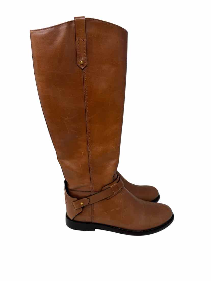 Shoe Size 8 Tory Burch Brown Leather Boots