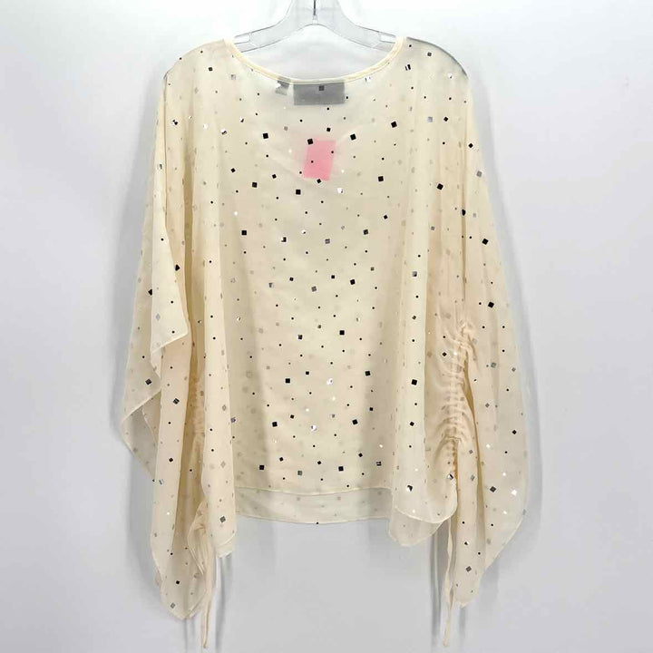 Size XL SUSAN GRAVER Ivory Shirt