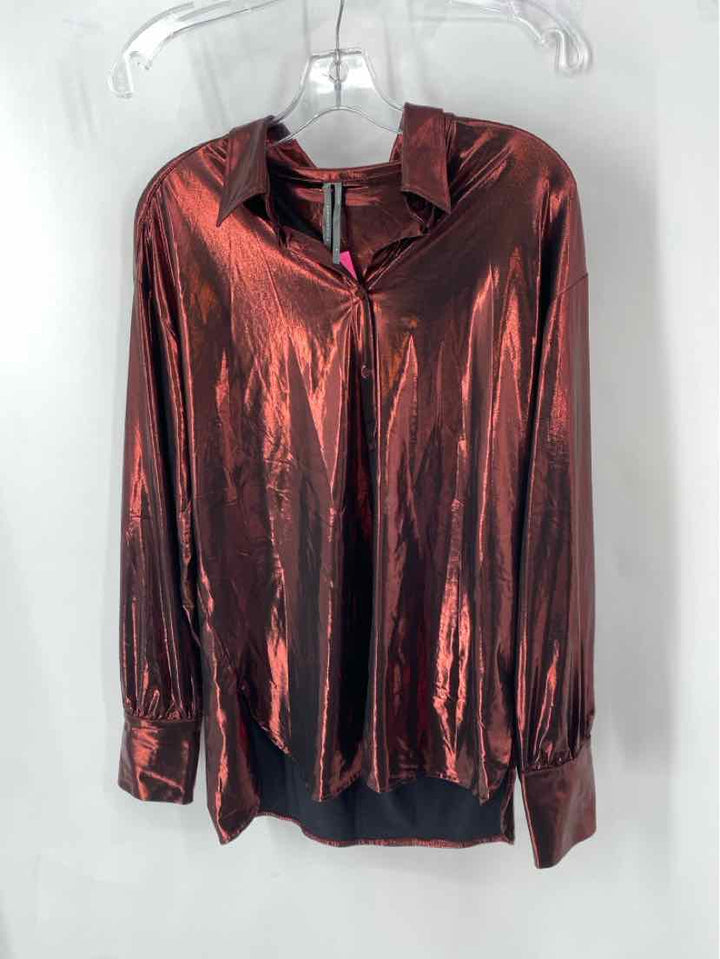 Size M Anthropologie Red Shirt