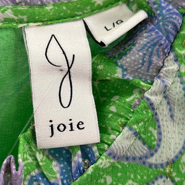 Size L JOIE Green Shirt