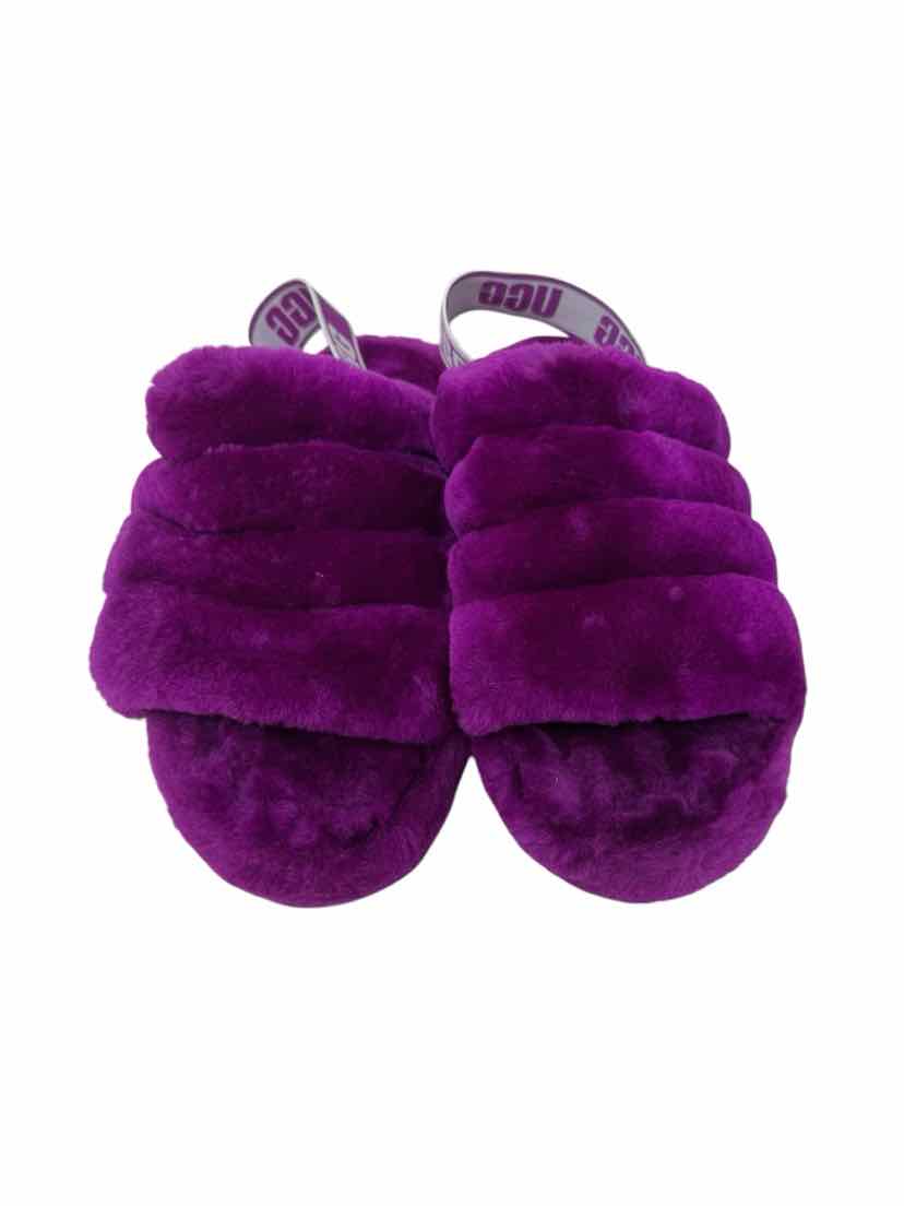 Shoe Size 9 Ugg Fuschia Slippers