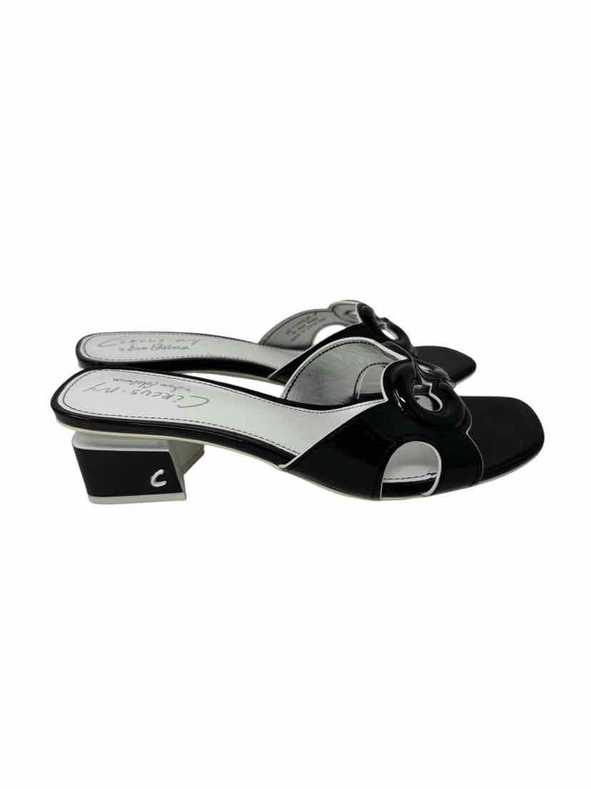 Shoe Size 7.5 Sam Edeleman Black Sandals