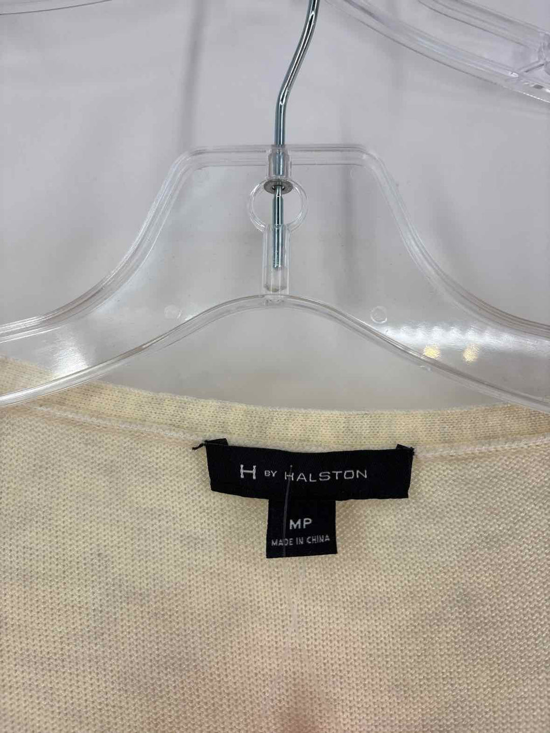 Size M HALSTON Ivory Cardigan