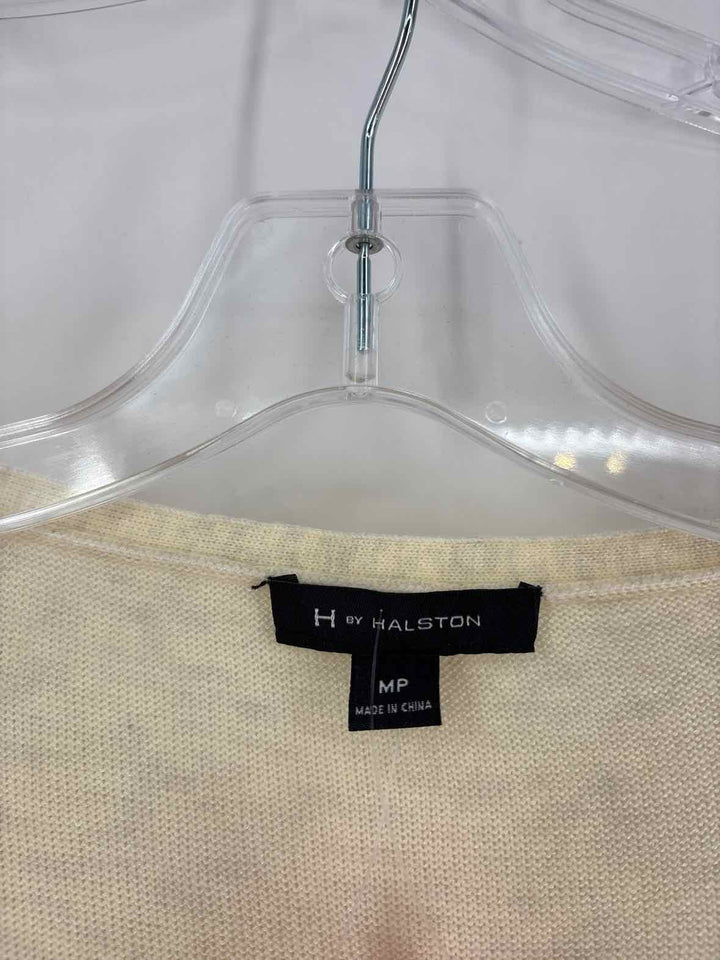Size M HALSTON Ivory Cardigan