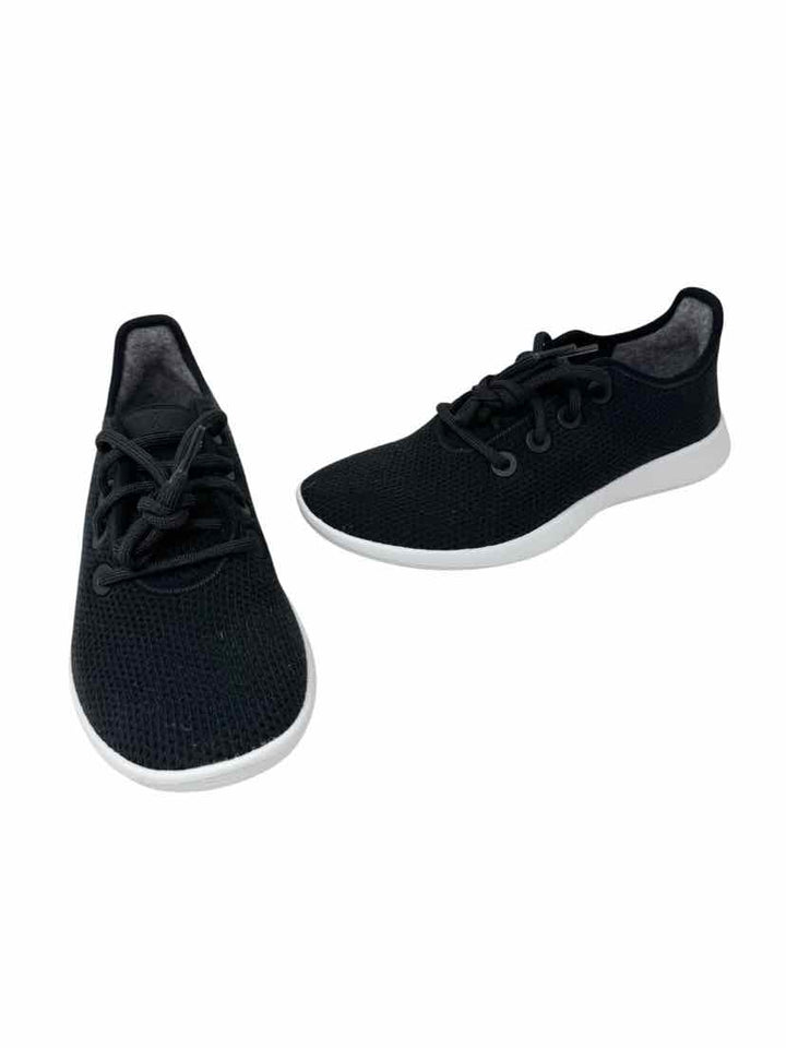Shoe Size 9.5 ALL BIRDS Black Knit Flats