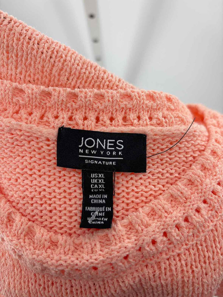 Size XL Jones New York Peach Shirt