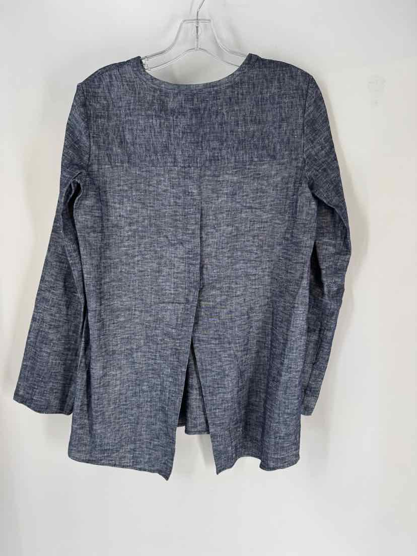 Size S THEORY Blue Shirt