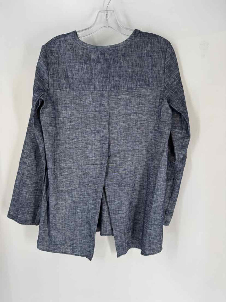 Size S THEORY Blue Shirt
