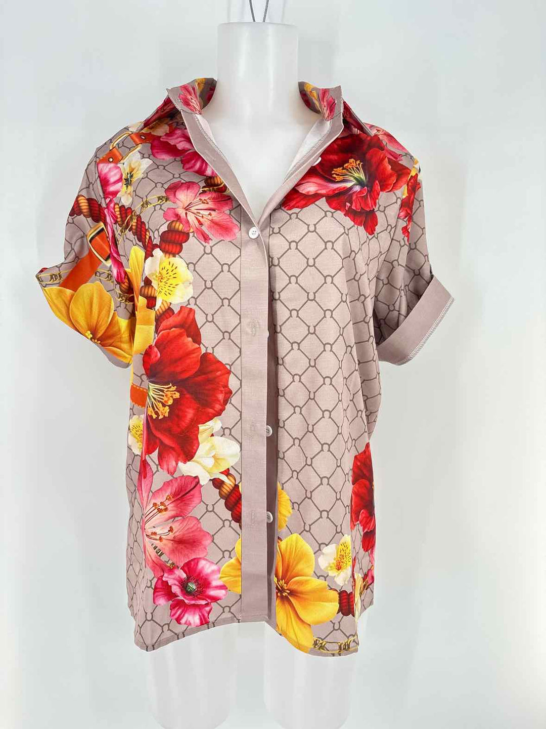 Size S AKIRA Brown Shirt