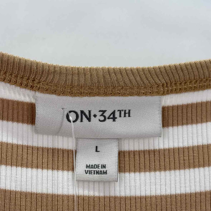 Size L ON 34TH Tan Shirt