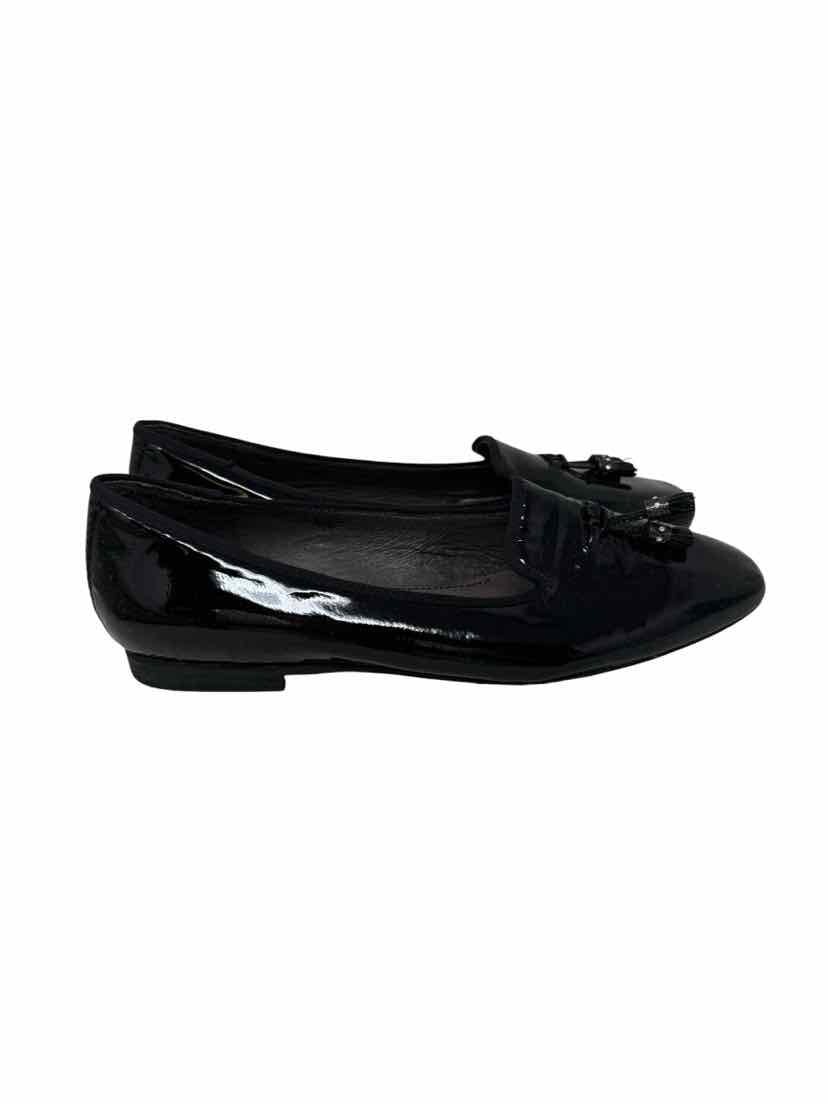 Shoe Size 8.5 NICOLE Black PATENT Flats