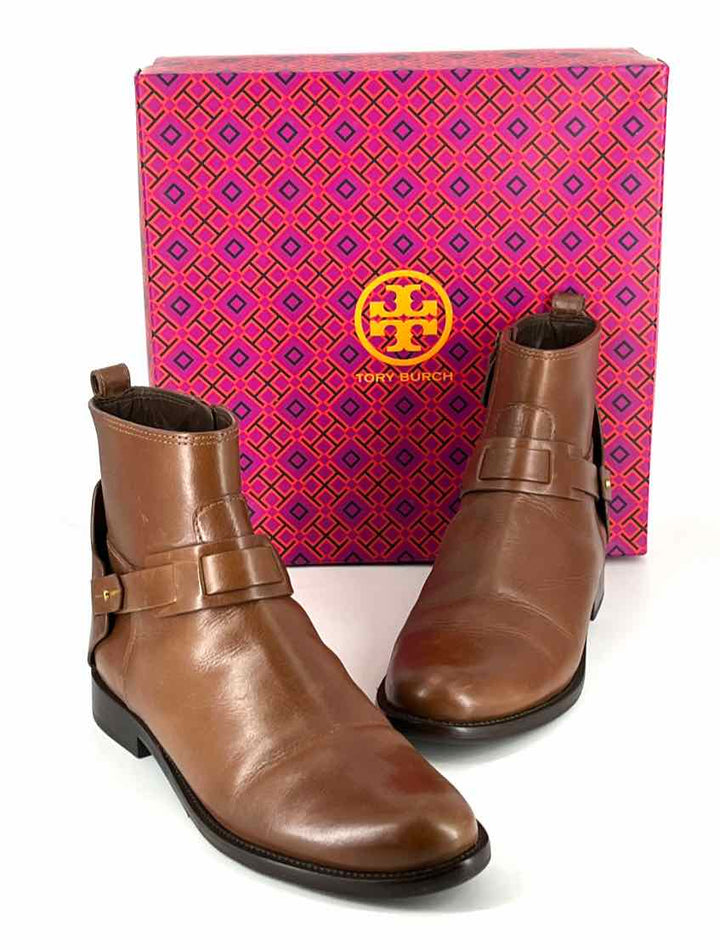Shoe Size 9.5 Tory Burch Brown Leather Boots