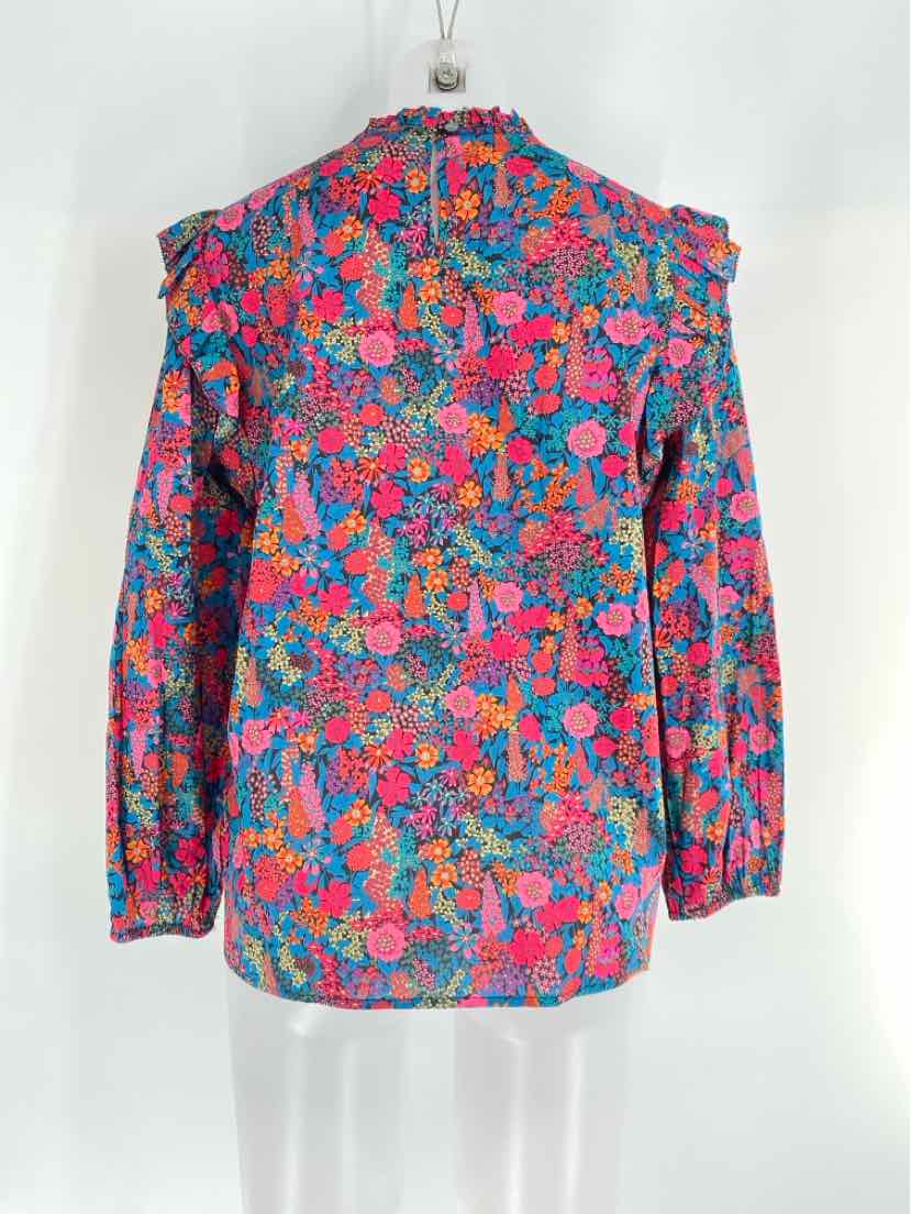 Size M J Crew Multi-Color Shirt