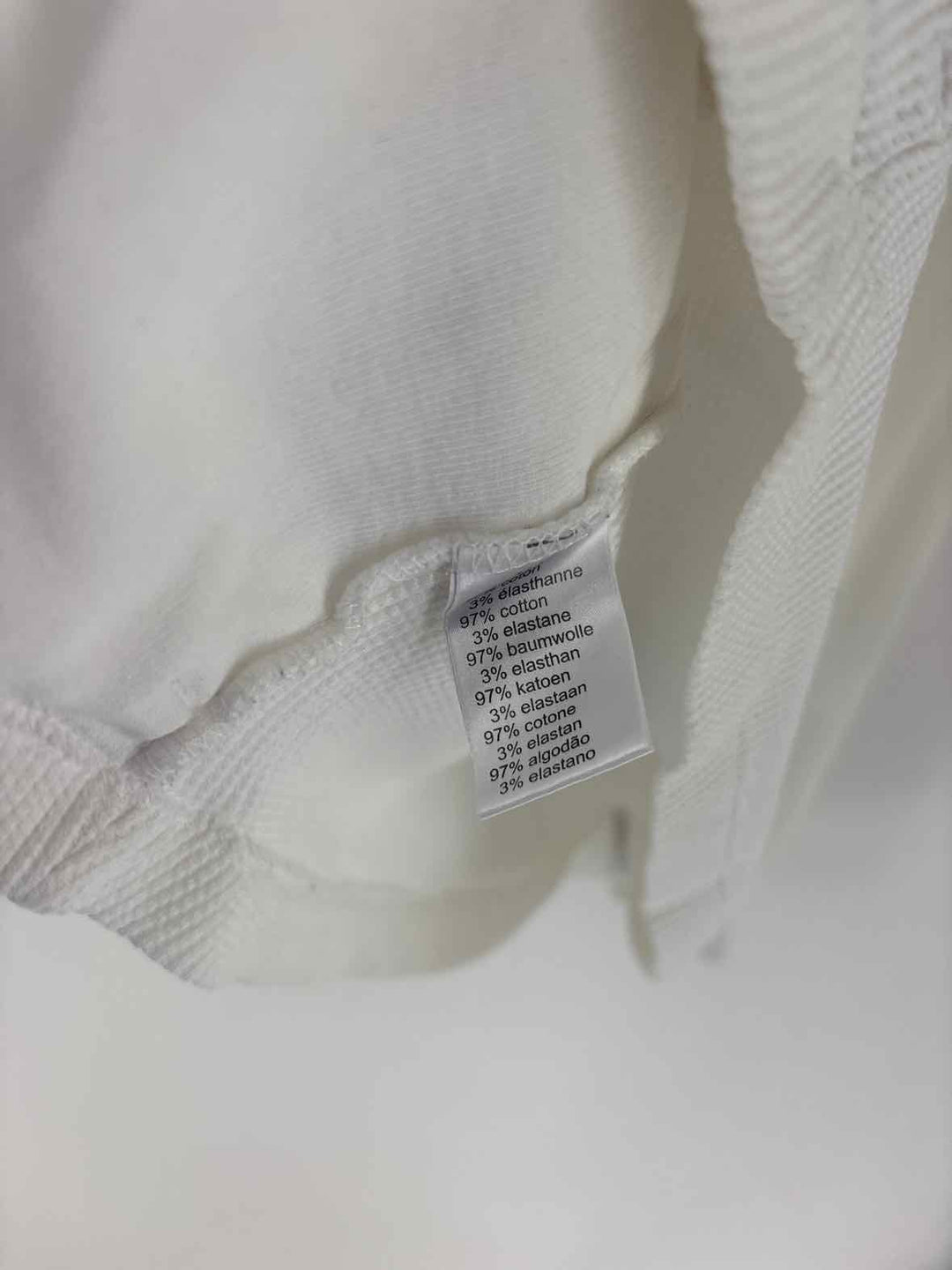 Size M Lacoste White Cotton Shirt