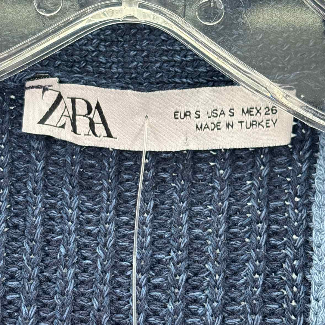 Size S ZARA Blue Knit Sweater