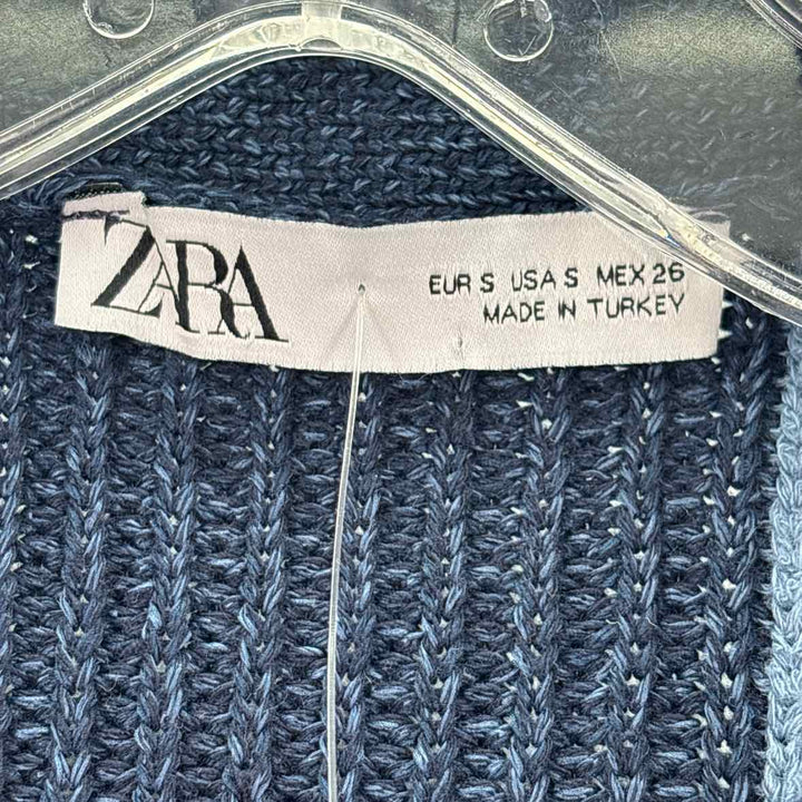 Size S ZARA Blue Knit Sweater