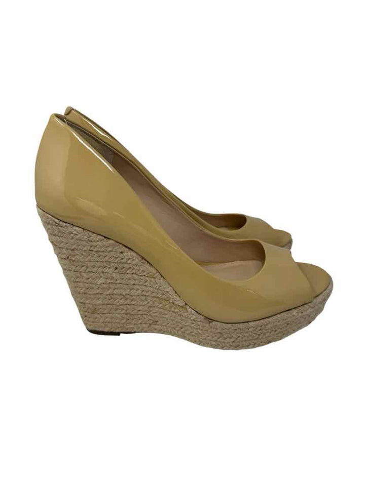 Shoe Size 8 Vince Camuto Beige PATENT Pumps