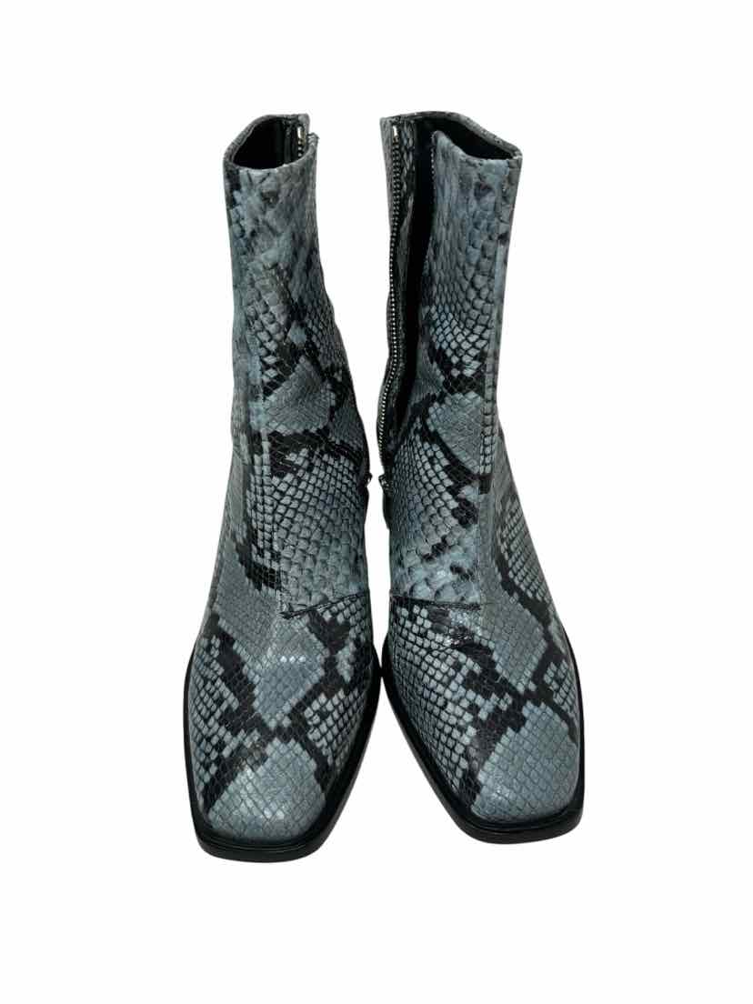 Shoe Size 8.5 LAFAYETTE Blue Leather Boots