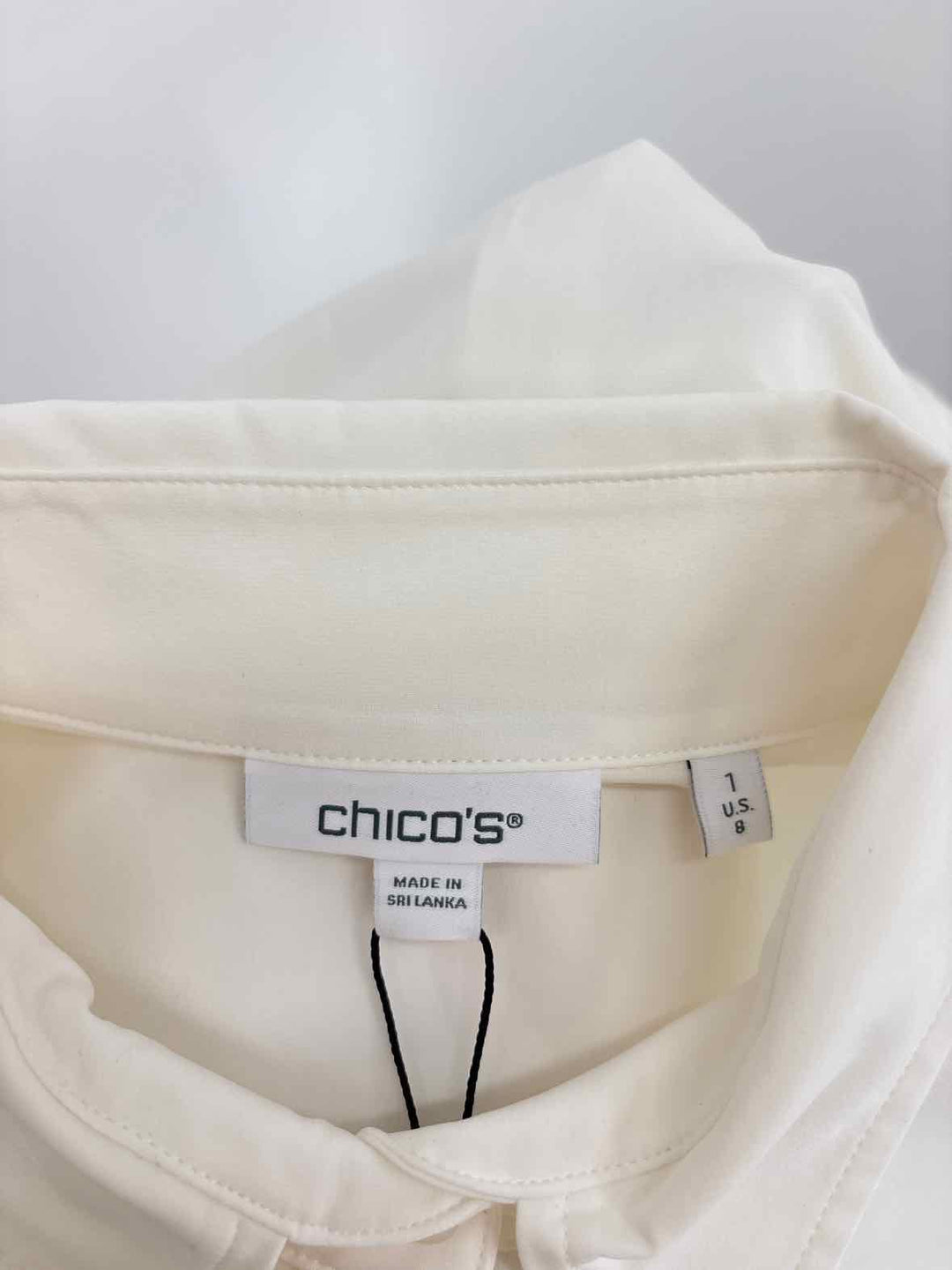Size M Chico's Ivory Shirt
