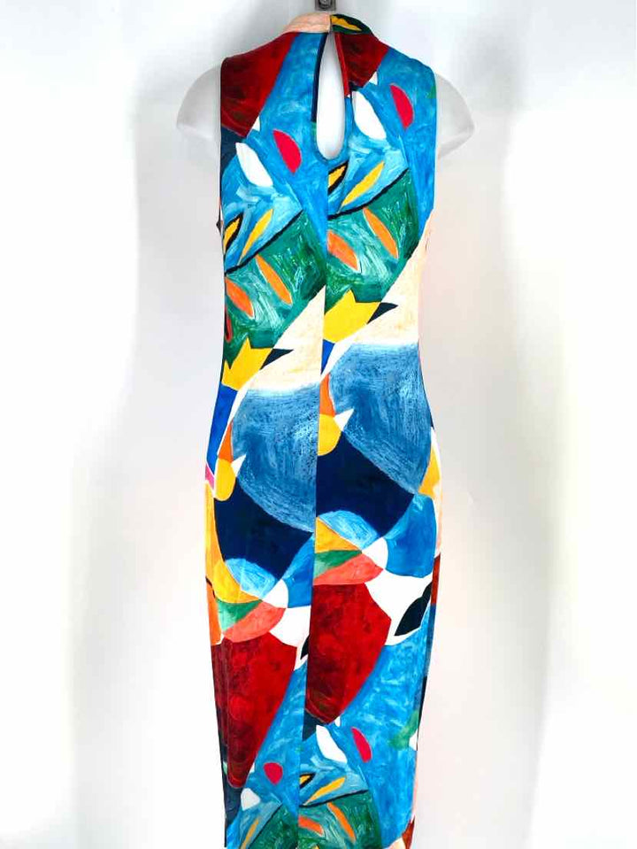 Size S NICOLE MILLER Multi-Color Dress