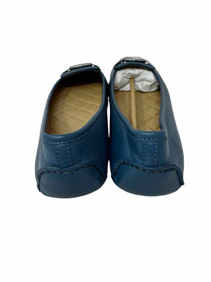Shoe Size 9.5 Michael Kors Blue Leather Flats
