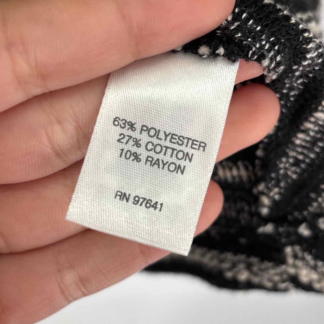 Size XL J JILL Black/White Sweater