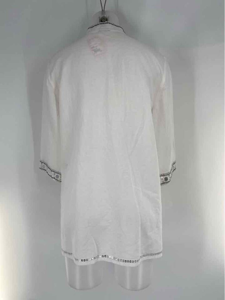 Size 12 Chico's White Shirt