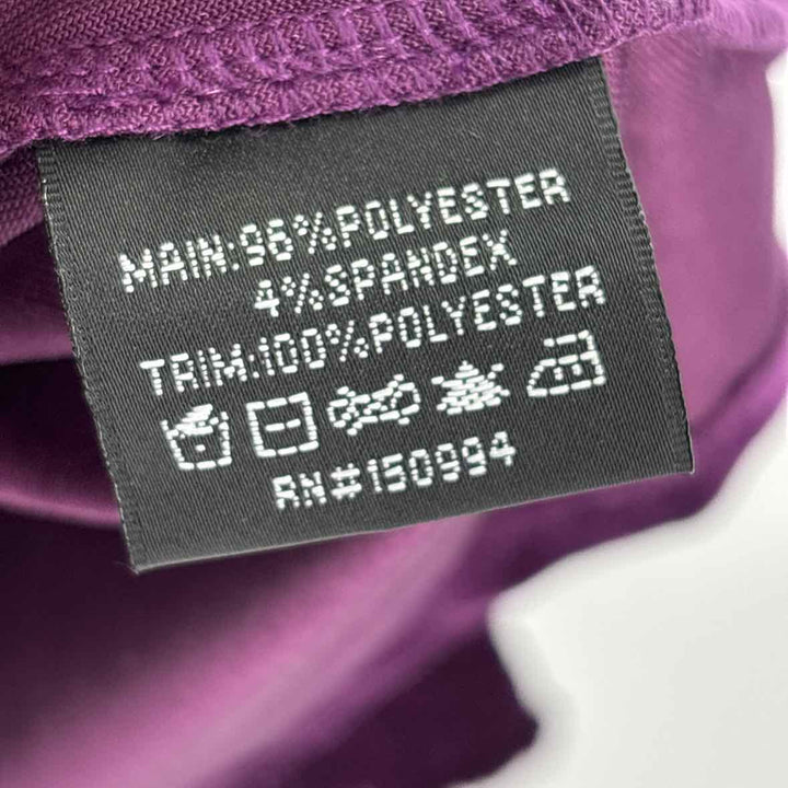 Size 2X BELLADINI Purple Velvet Shirt