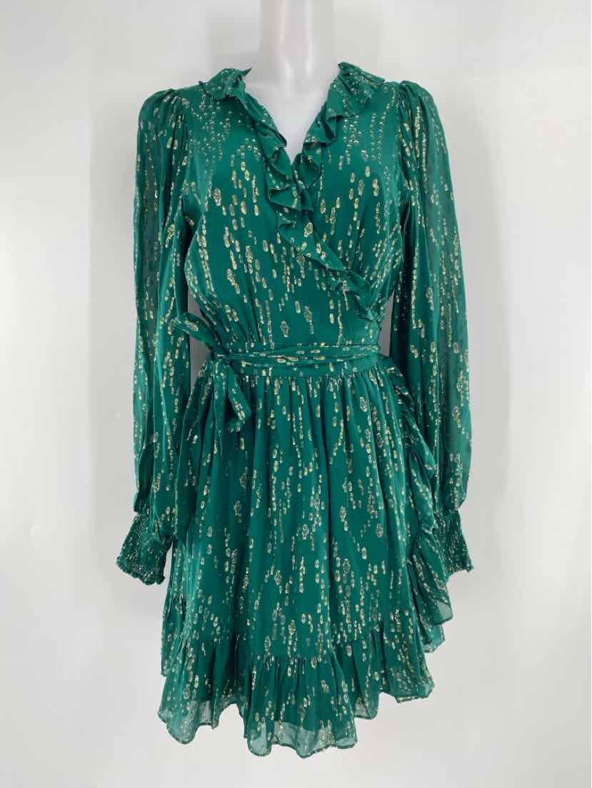 Size 10 Lilly Pulitzer Green Print Dress