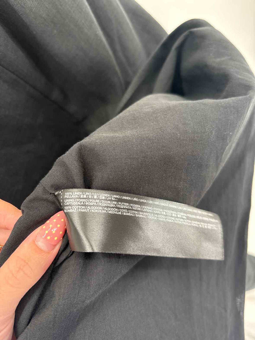 Size 4 MNG Black Skirt