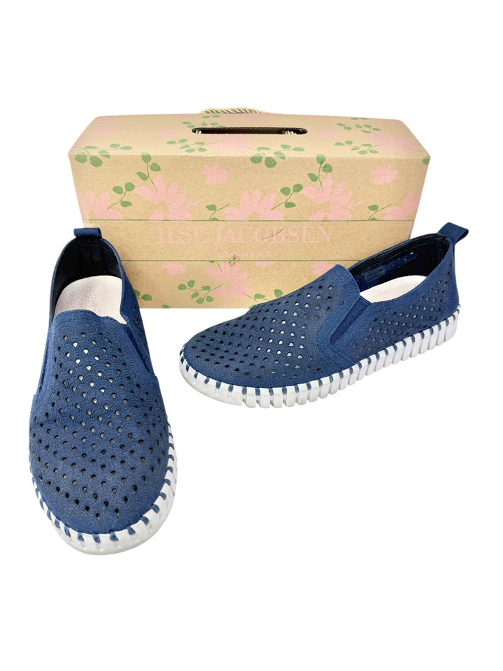 Shoe Size 38 ILSE JACOBSEN Navy Sneakers