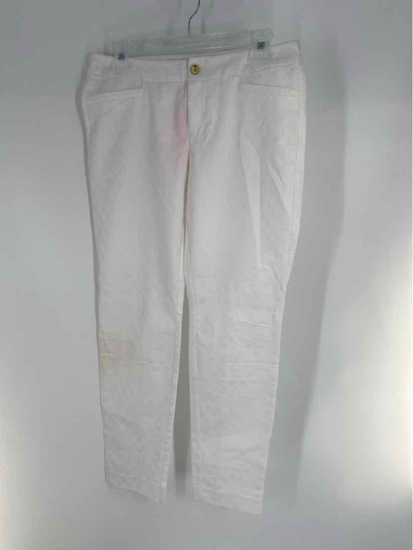 Size 6 Lilly Pulitzer White Pants