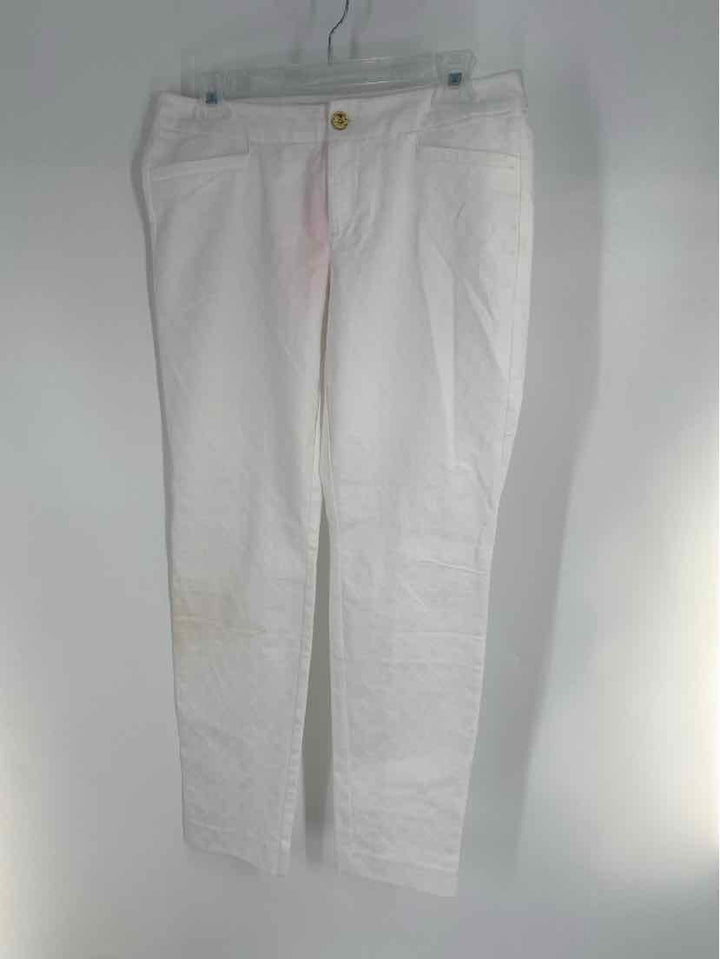 Size 6 Lilly Pulitzer White Pants