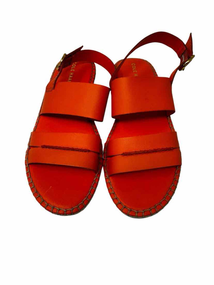 Shoe Size 8 Cole Haan Orange Sandals