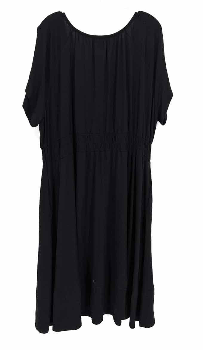 Size 2X CYNTHIA ROWLEY Black Dress