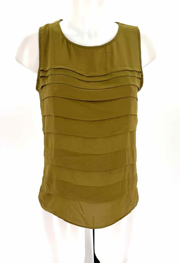 Size S Ann Taylor Olive Shirt