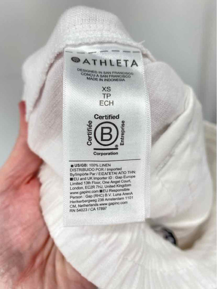 Size XS Athleta White Pants